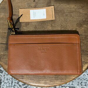 Margot Leather Wristlet, New with Tags